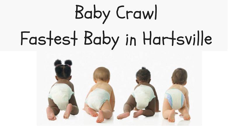 Babies in diapers crawling away from the camera.